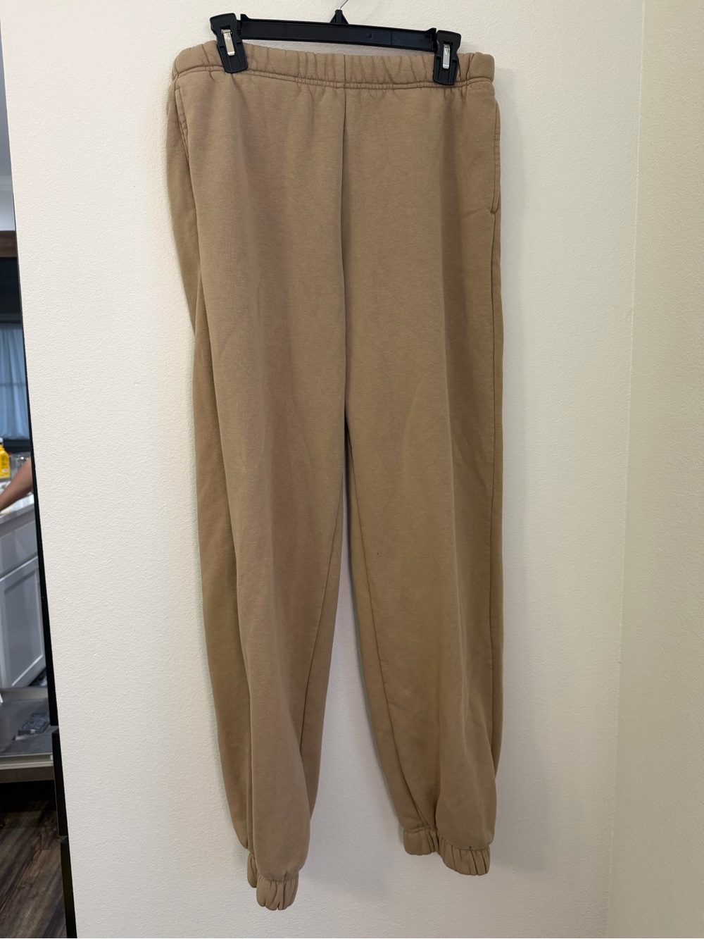 DSG Tan Casual Elastic-Waist Tan Sweatpants